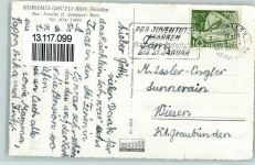 9650 Nesslau - Kurhaus Grütli Winter Skifahrer