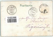 3624 Goldiwil Thun Gebrauchsspuren Pension zur Alpemruh Lithographie