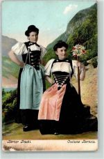 6197 Schangnau 1909 - Trachtenfrauen Ort lt. Stempel