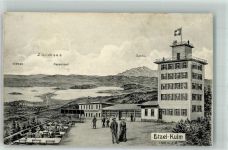 8330 Pfäffikon ZH 1912 Foto AK Gasthaus Etzel-Kulm