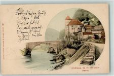 1890 St-Maurice 1900 Gebrauchsspuren Schloss