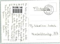 7402 Bonaduz Foto AK Flimserstein Feldpost HB. Stabsb. 20