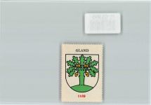 1196 Gland - Vignette Wappen Kaffee Hag ca 1920-1940