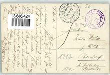 4614 Hägendorf 1917 - Hauptstrasse Reiter Soldat Feldpost Füs. Komp. I/74