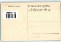 3792 Saanen - Kirche Fresken Fahrt der Tebäischen Legion nach Rom