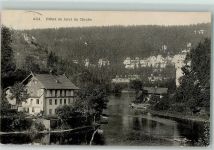 Saut du Doubs 1906 - Hotel Ruderboot