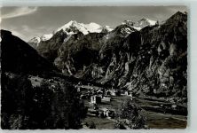 3925 Grächen Foto AK Weisshhorn Brunegghorn Foto Gyger Nachgebührstempel