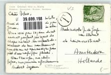 3925 Grächen Foto AK Weisshhorn Brunegghorn Foto Gyger Nachgebührstempel