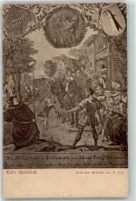 6460 Altdorf UR - Tells Apfelschuss nach dem Gemälde von H Hess