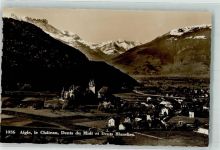 1860 Aigle Foto AK Schloss Dents du Midi