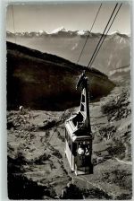 3954 Leukerbad Loèche-les-Bains Gebrauchsspuren Luftseilbahn Weisshorn Matterhorn Dt Blanche