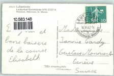 3954 Leukerbad Loèche-les-Bains Gebrauchsspuren Luftseilbahn Weisshorn Matterhorn Dt Blanche