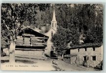 1922 Salvan 1915 - Kirche die Marecottes