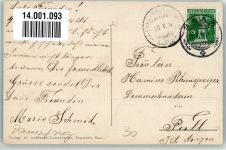 6340 Baar 1914 Foto AK Eisenbahn