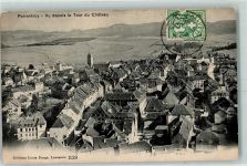 2900 Porrentruy Pruntrut 1908 - Vu depuis la Tour du Chateau