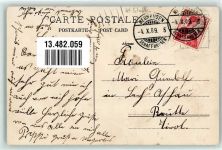 8212 Neuhausen am Rheinfall 1909 Privatfoto AK Grütli Turnverein Gruppenfoto Fahne