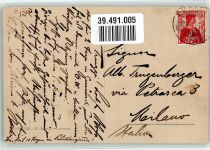 8000 Zürich 1911 Gebrauchsspuren Bahnhofstrasse Straßenbahn Hotel National