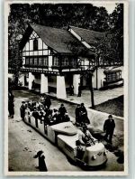 8000 Zürich 1939 - Schweizerische Landesausstellung Elektro-Bahn beim Landgasthof Sonderstempel Automobil-Postbureau