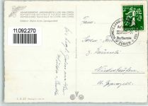 8000 Zürich 1939 - Schweizerische Landesausstellung Elektro-Bahn beim Landgasthof Sonderstempel Automobil-Postbureau