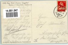 6300 Zug Zugo 1929 Foto AK Hotel Pension Guggithal