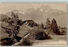 1884 Villars-sur-Ollon - Chalet Rosemont et Dent du Midi