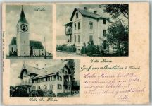 8802 Bendlikon 1901 - Villa Dr. Maier Kirche Villa Benda