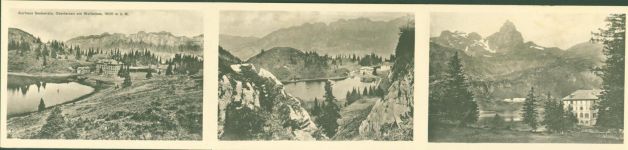 Seebenalp KEINE AK Kurhaus Informationskarte 2-fach Klappkarte