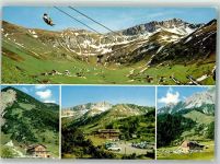 9497 Malbun Foto AK Sessellift Sareiserjoch Winter Skifahrer Foto Gross