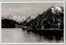 3652 Hilterfingen - Thunersee mit Niesen und Blüemlisalp