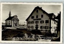 Etzel St Meinrad 1937 Foto AK Gasthaus und Kirche Kapelle St. Meinhard