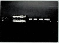 4127 Birsfelden Foto AK Rheinkraftwerk bei Nacht