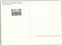 4127 Birsfelden Foto AK Rheinkraftwerk bei Nacht