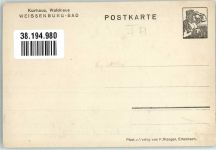 3764 Weissenburg Foto AK Hotel Kurhaus Waldhaus