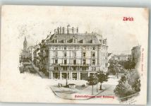8000 Zürich 1903 Gebrauchsspuren Bahnhofstrasse Rennweg
