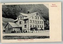9655 Stein SG 1916 Foto AK Pension und Bäckerei