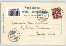 2533 Leubringen Evilard 1898 Künstlerkarte Biel Bahnlinie sign. E. Pagnard