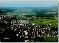 9240 Uzwil - Flugaufnahme Uzwil mit Niederuzwil und Oberbüren