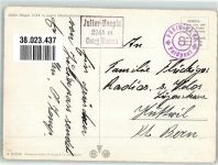 Julier Winter Feldpost Freiw. Rgt. 8 Julier- Hospiz Auto