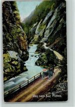 7312 Pfäfers Gebrauchsspuren Weg nach Bad Pfäfers Pferdekutsche