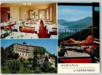 6936 Cademario KEINE AK Kurhaus Innen-und Aussenansicht Neujahr Glückwunsch