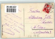 Tödi 1912 - Uelialp Bahnpost Ambulant