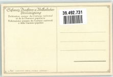 Künstlerkarte sign. A. Christoffel Frau in Festkleid Schw. Trachten-und Volksliedervereinigung