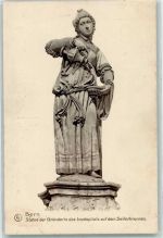 3000 Bern Berne - Seilerbrunnen mit Statue der Gründerin des Inselspitals