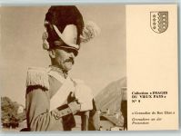 Collection Images du vieux Pays Nr. 9 - Grenadiere an der Prozession Motiv Schweiz 1950