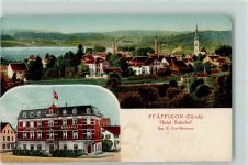 8330 Pfäffikon ZH Gebrauchsspuren Hotel Bahnhof Bes. E. Frei--Reimann