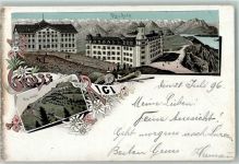 6410 Rigi Kulm 1896 Lithographie Rigi Staffel