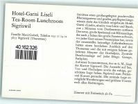 3655 Sigriswil KEINE AK Hotel Garni Liseli