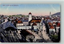 St. Gallen S. Gallo mit Bahnhof Bahnwagen Bahnhof Schweiz