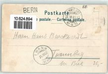 3000 Bern Berne 1900 Gebrauchsspuren Münster Bahnpost 55 No 12