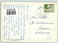 7076 Parpan 1959 Gebrauchsspuren Hotel Alpina Winter